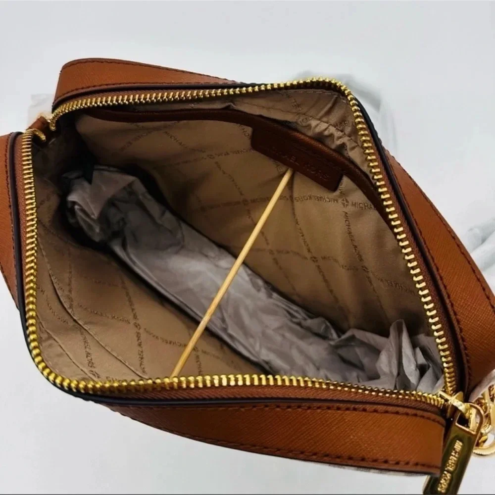 Michael Kors Large EW Crossbody Bag & Large Trifold Wallet Brown | BUNDLE DEAL